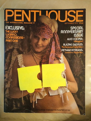 Penthouse September 1974 μεταχειρισμένο, έκδοση USA