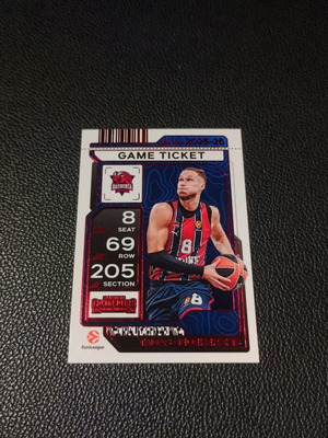 Panini Euroleague Contenders Game Ticket 2025-2026 Red Tadas Sedekerskis Baskonia like new