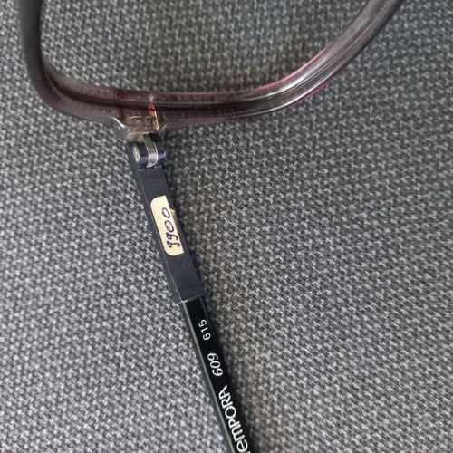 Safilo Contempora 609 vintage eyeglass frame brown new