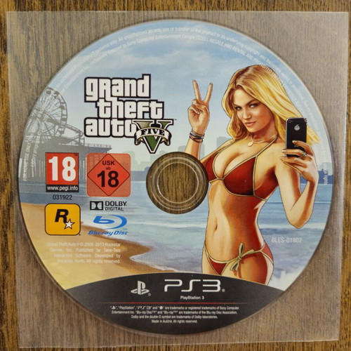 PS3 game bundle with GTA V, Ultimate Action Pack, Battlefield 4