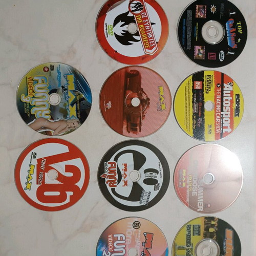 Max Power, Burnout, Power Techniques collectible CD-DVD set of 10 like new