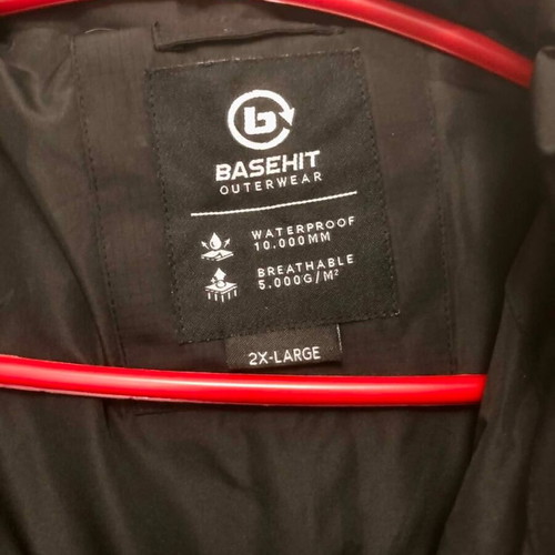 Basehit women's puffer jacket new, black, size 2XL
