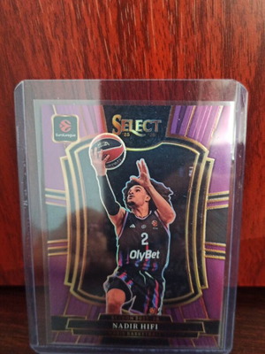Nadir Hifi Purple Panini Select Euroleague 2025-26 card like new