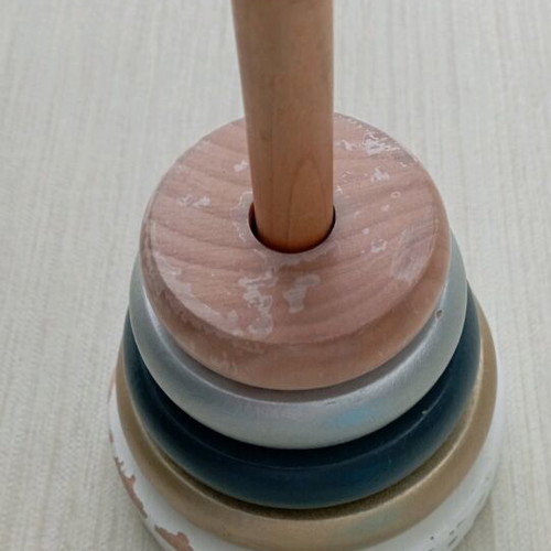 Wooden stacking pyramid used from JaBaDaBaDo