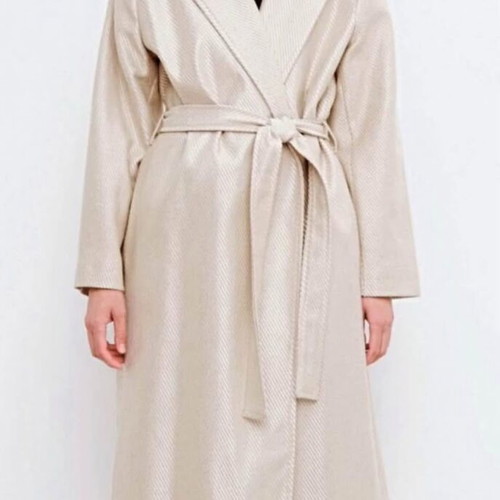 Lumina trench coat new, thin herringbone fabric with belt
