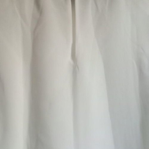 Bershka chiffon top with black collar, like new, size L