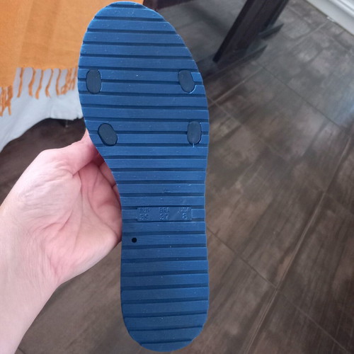Migato summer slippers like new, blue, size 39