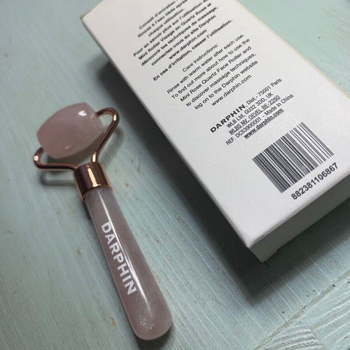 Darphin facial massage device with rose quartz