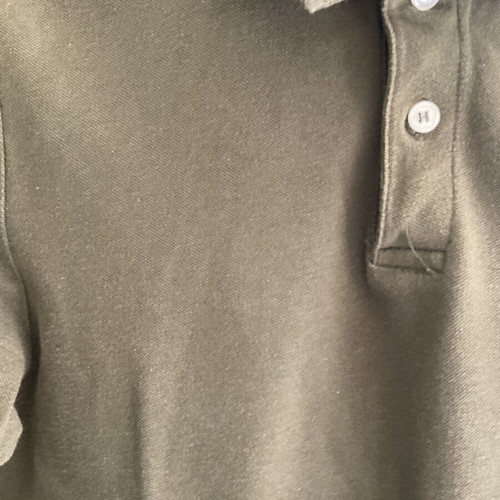H&M men's polo shirt, green, XS
