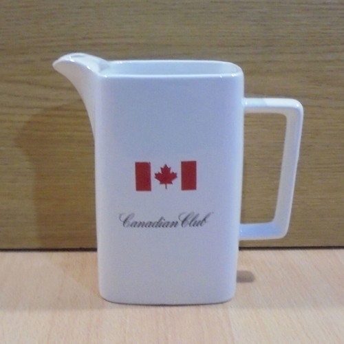 Canadian Club Whisky old promotional ceramic jug used