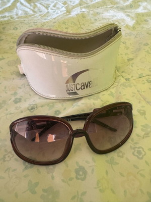 Just Cavalli sunglasses used with case and cleaning cloth