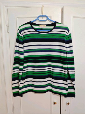 Striped women's sweater like new, multicolor, size L