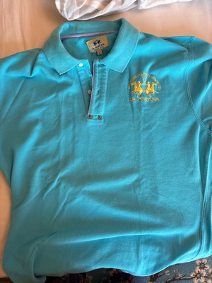 Polo La Martina turquoise size L like new