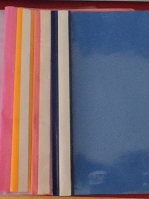 A4 Document Folder with Clamp new, set of 6
