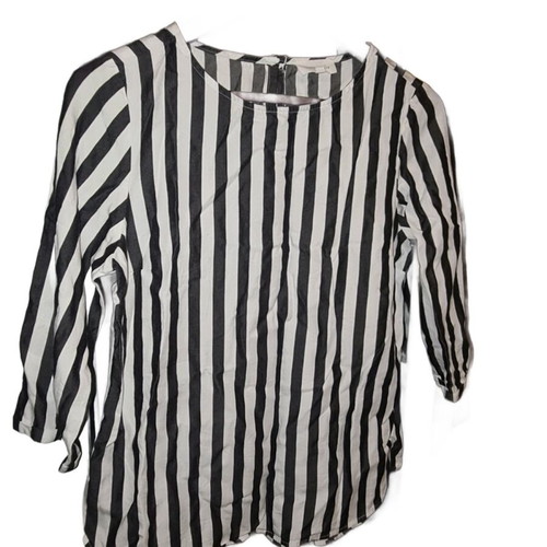 Armedangels shirt striped, 3/4 sleeve, Small, like new, black and white