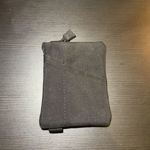 EDC Mini Pouch Pocket Organizer 11x13cm like new, black