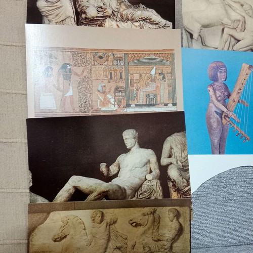 British Museum postcards like new, set of 11, 1979 edition