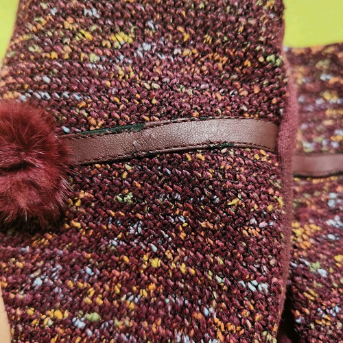 Women's Bordeaux gloves like new