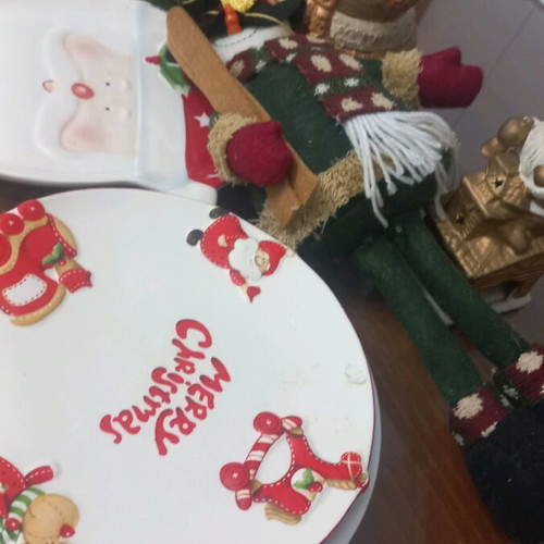 Christmas decorations used, set of 7 pieces