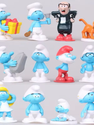 Smurfs 12 καινούργιες φιγούρες πακέτο