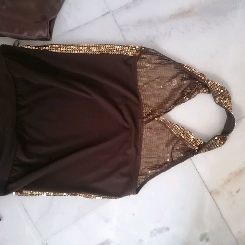 Set skirt, shorts and sequin top like new