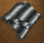 Handmade knitted poncho unused