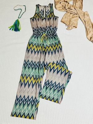 Missoni γυναικείος ολόσωμος φόρμας μέγεθος S, άριστη κατάσταση, πολύχρωμο βαμβάκι