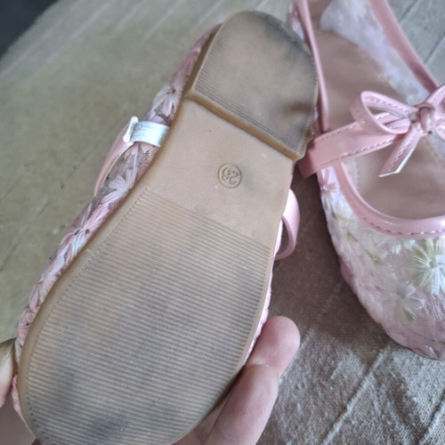 Ballerina shoes pink size 26 used for girls