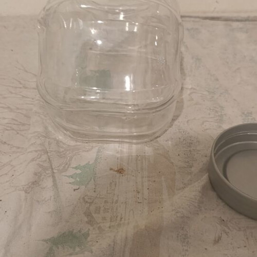 Ikea Forvar glass storage jar like new, 3.4 lt capacity