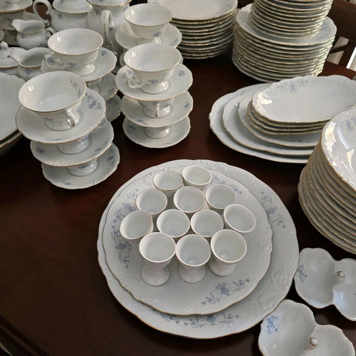 Vintage porcelain service Wawel 1970