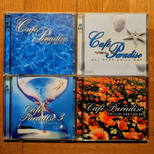Cafe Paradiso 4 double CD pack new, electronic