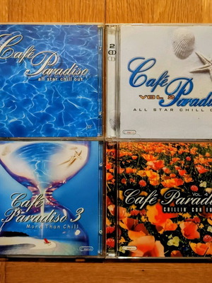 Cafe Paradiso 4 double CD pack new, electronic