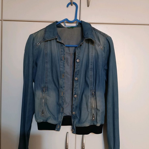 United Colors of Benetton denim jacket like new, blue, size S
