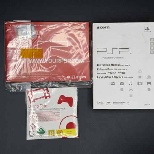 Sony PlayStation Portable PSP-1004 K Value Pack handheld console, black