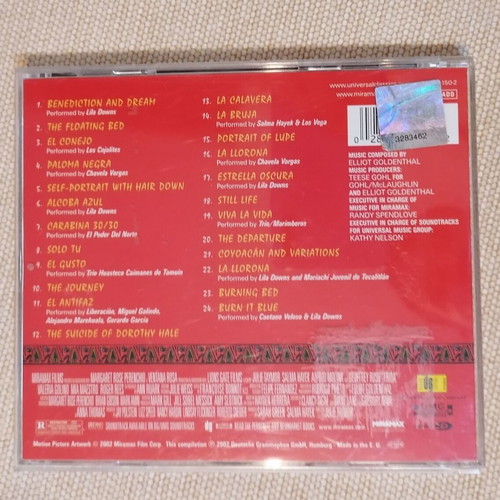Frida Original Motion Picture Soundtrack CD like new, Latin
