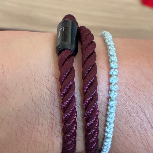 Fischer's Fritze Torpedo Garnele bracelet, dark red