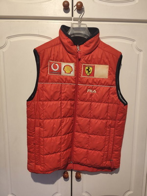 Ferrari vest 2002-2004, like new, size S, red, Fila