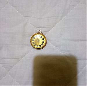 Επιχρυσωμένο επώνυμο ρολόι τσέπης