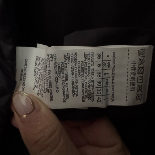 Puffer jacket Marella like new, black, size S