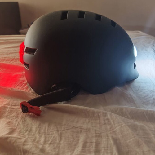 Skate Helmet with LED Lights like new
