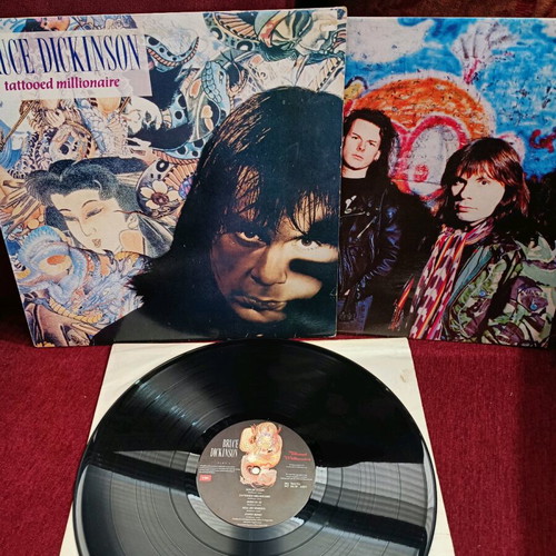 Bruce Dickinson Tattooed Millionaire vinyl used, metal