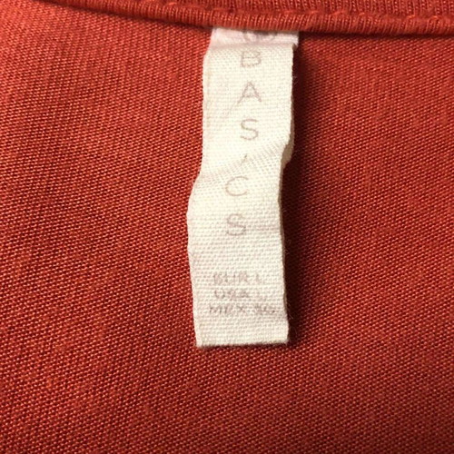 Basics long blouse like new, size S/M, red
