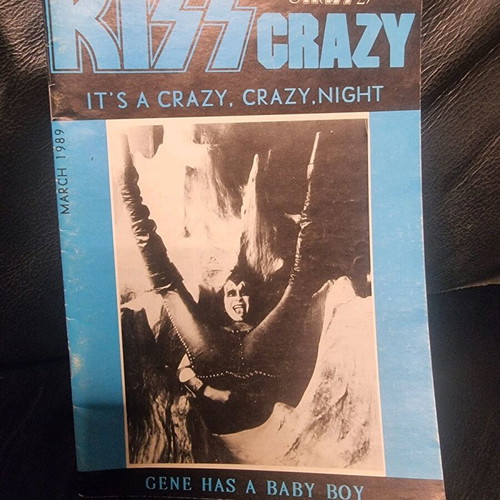 KISS Crazy fanzine used, March 1989