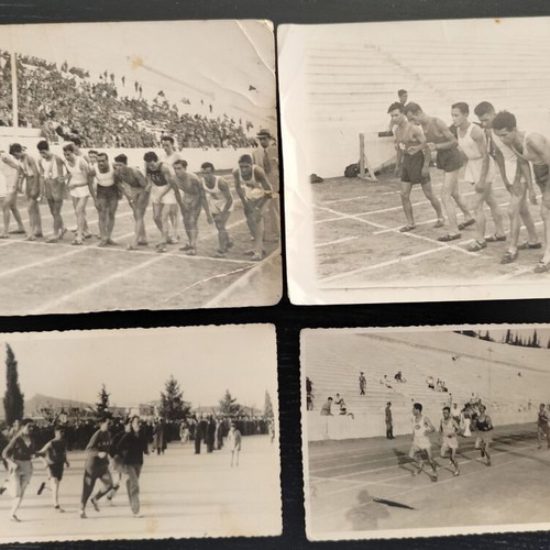 Athletics Photos and Segas Folder by A. Tasoulas used, 1950s and 1970s