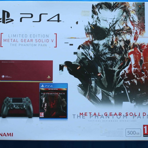 PlayStation 4 (PS4) Limited Edition 500GB Console Metal Gear Solid V new