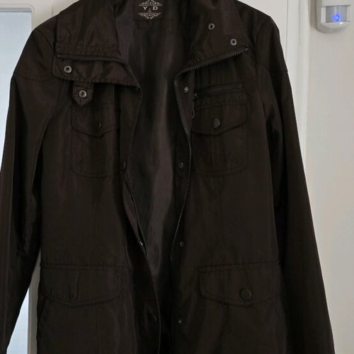 V & D jacket brown women's like new, size XL