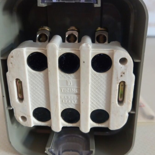 Vintage Ticino Three-Pole Switch new