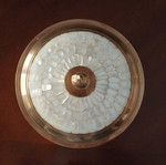 Bronze decorative set with embedded shells