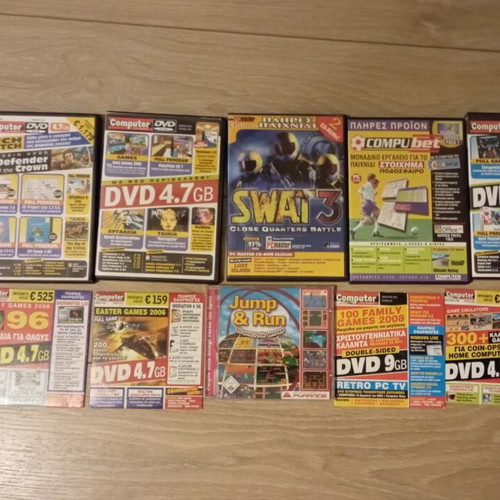 Computer For All DVD collection with programs and games used