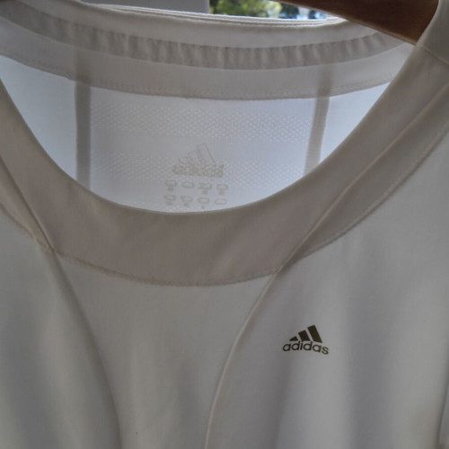 Adidas μπλούζα με τσέπες μέγεθος M/L σαν καινούργιο, άσπρη